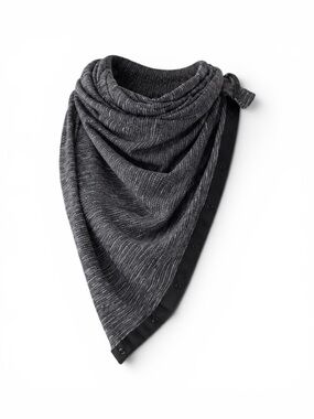 Lululemon Vinyasa Scarf Coco Pique Black White Snap Wrap OS